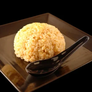 Garlic Rice dish dish on a table.