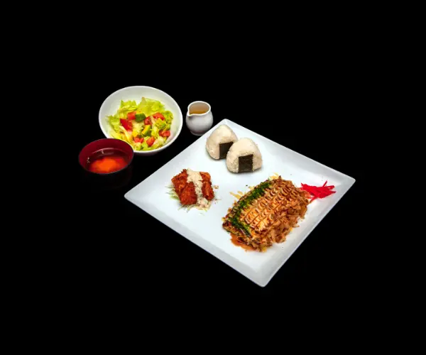 Okonomiyaki Set at The Tuna & The Crab Restaurant Galle Fort